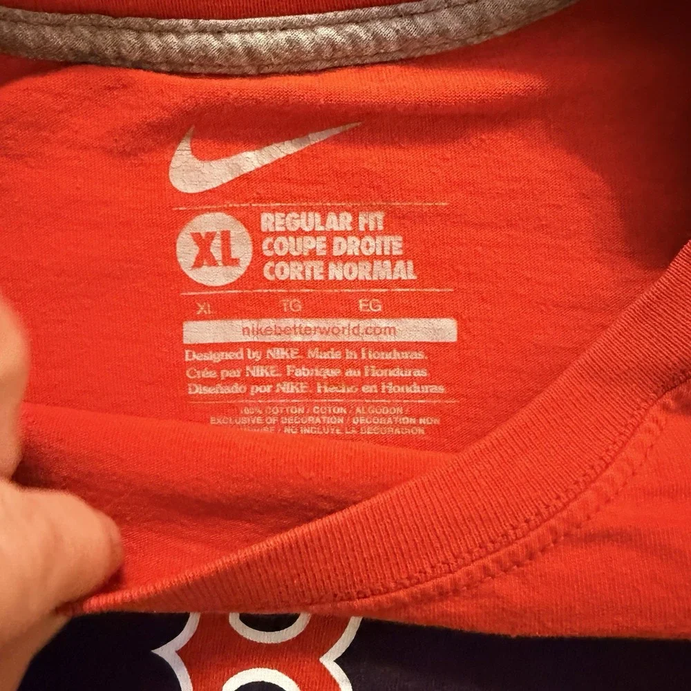 Nike Boston Red Sox 2013 World Series Get Beard T Shirt Red Mens XL MLB